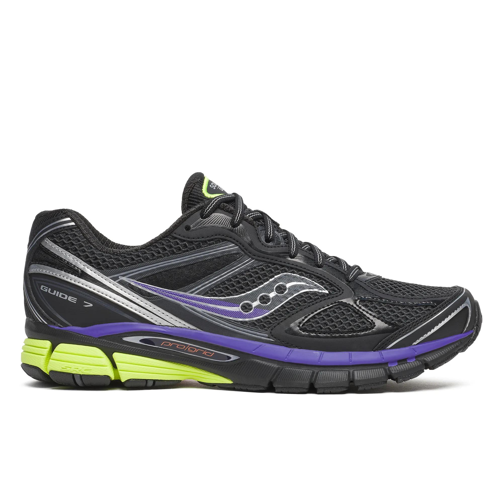 Saucony   Progrid Guide 7 Trainers - Black  - Size UK 9