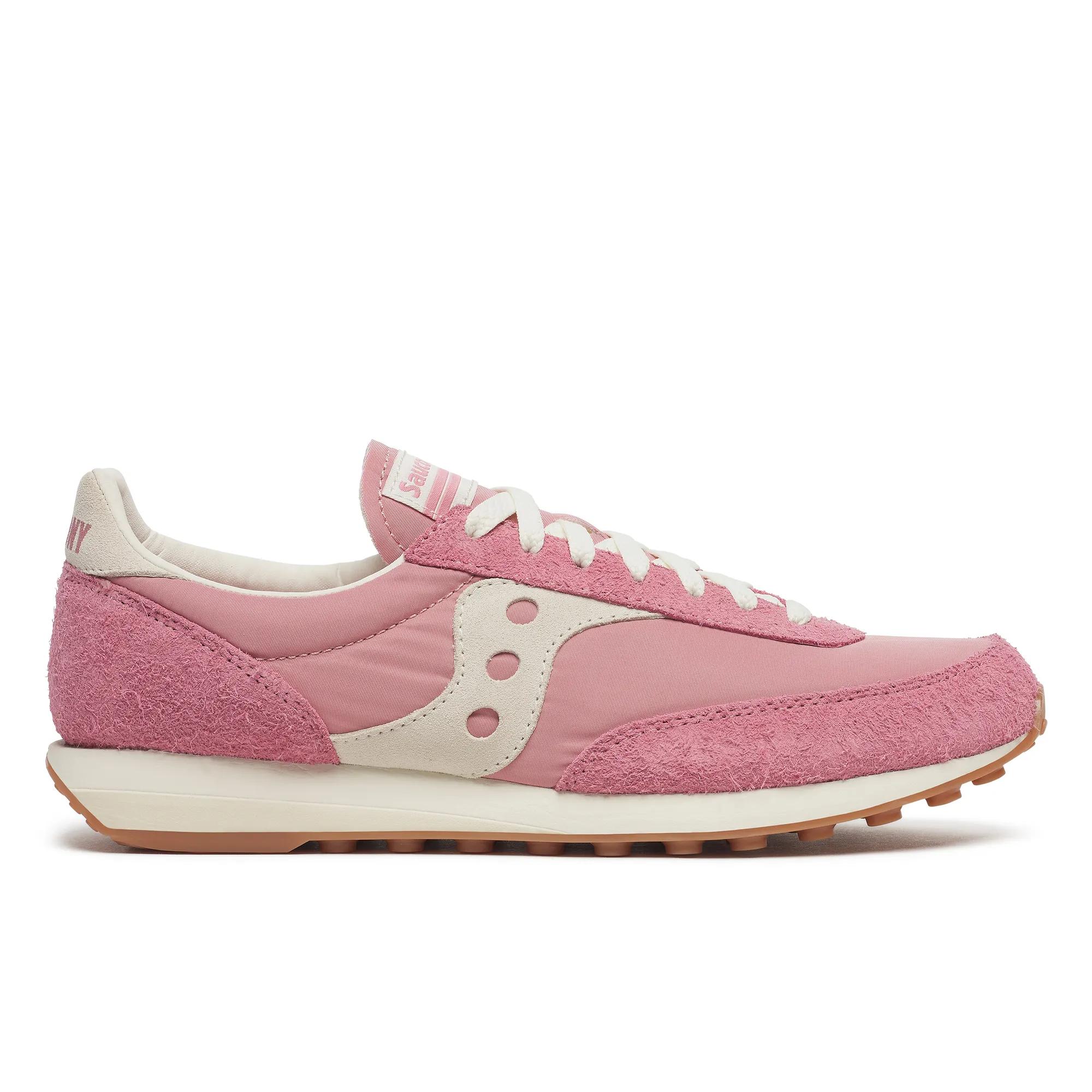 Saucony   Trainer 80 Hairy Suede Trainers - Pink  - Size UK 13M