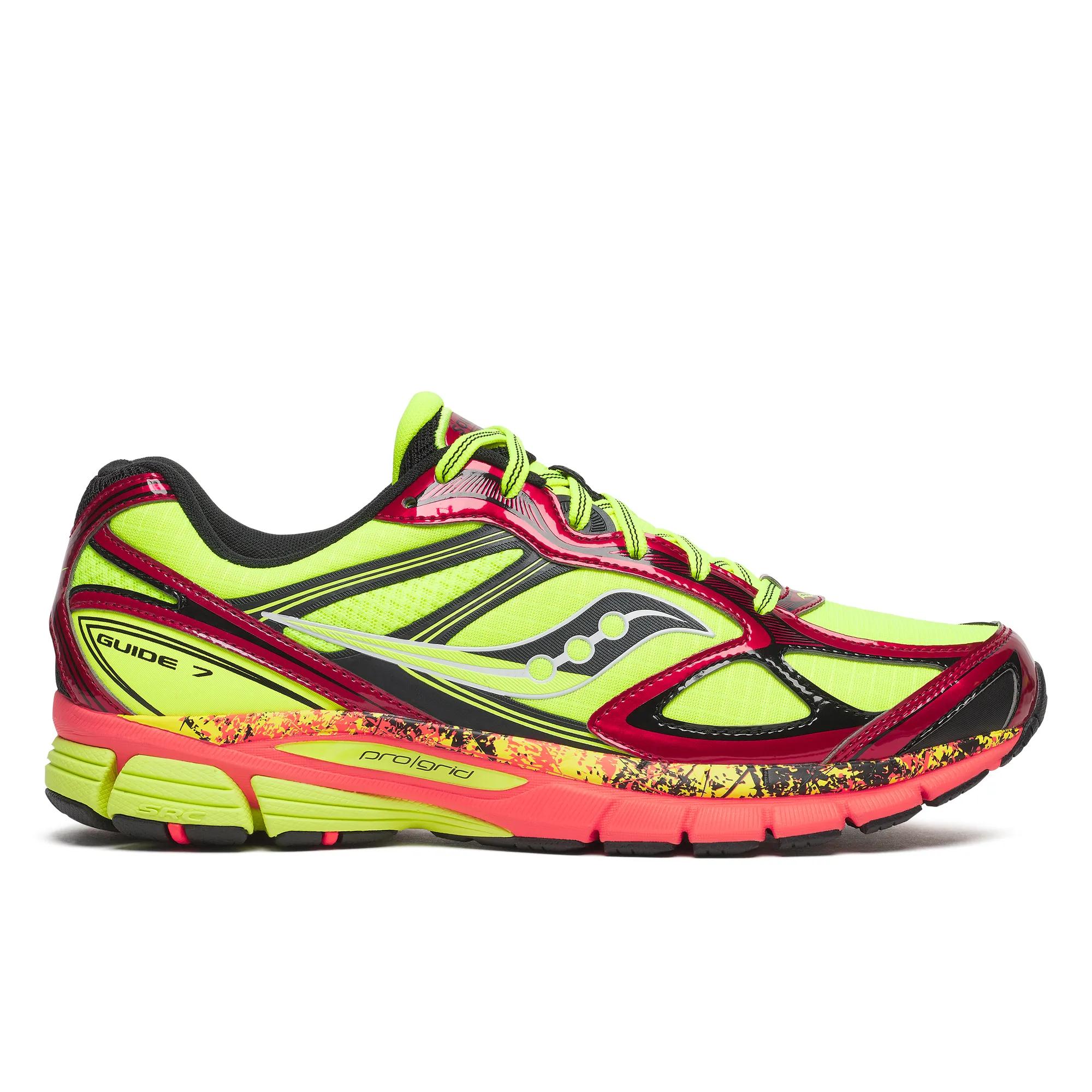Saucony   Progrid Guide 7 Hi Octane Trainers - Yellow  - Size UK 9.5