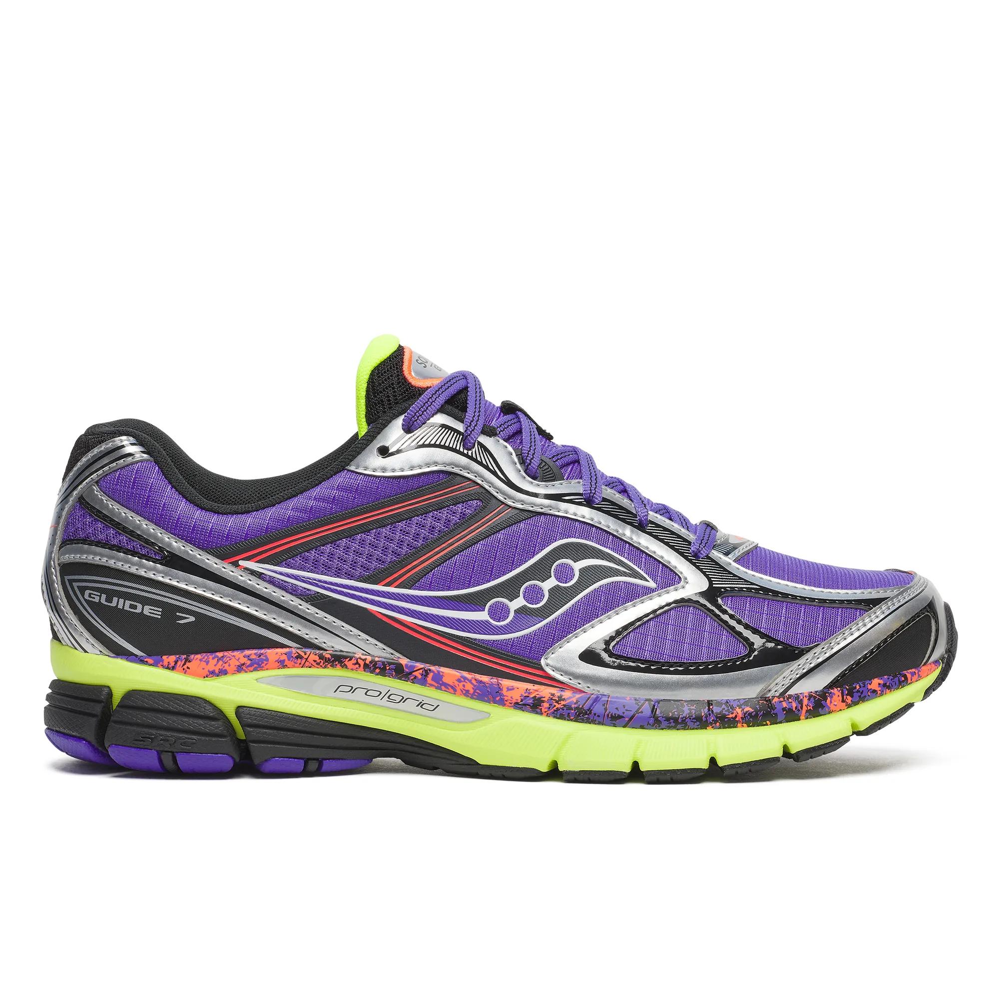 Saucony   Progrid Guide 7 Hi Octane Trainers - Purple  - Size UK 9.5