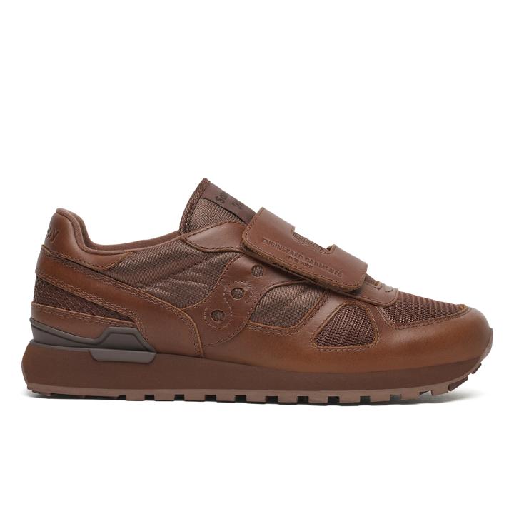 Engineered Garments X Saucony Shadow Original Velcro, Brown, dynamic