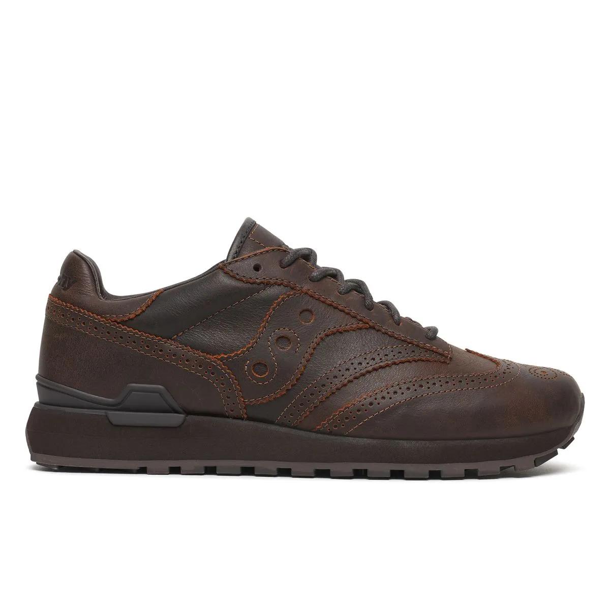 Engineered Garments X Saucony Shadow Original Wingtip, Brown, dynamic 1