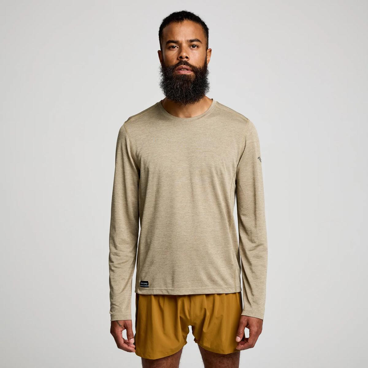 Stopwatch Long Sleeve, Coffee Heather, dynamic 1