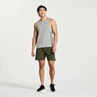 Stopwatch Graphic Singlet, Light Grey Heather Graphic, dynamic 3