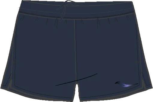 Outpace 2.5" Split Short, Navy, dynamic