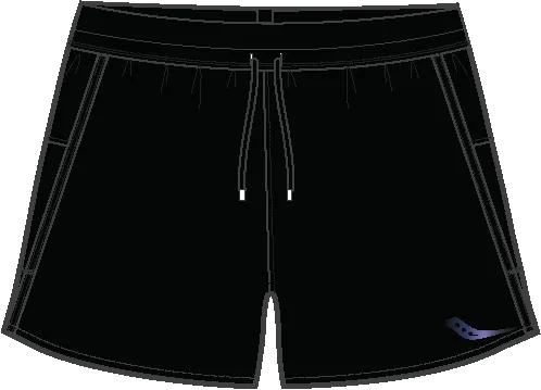 Outpace 3" Short, Black, dynamic