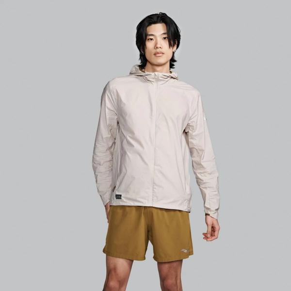 Peregrine Packaway Jacket, Oat Heather, dynamic