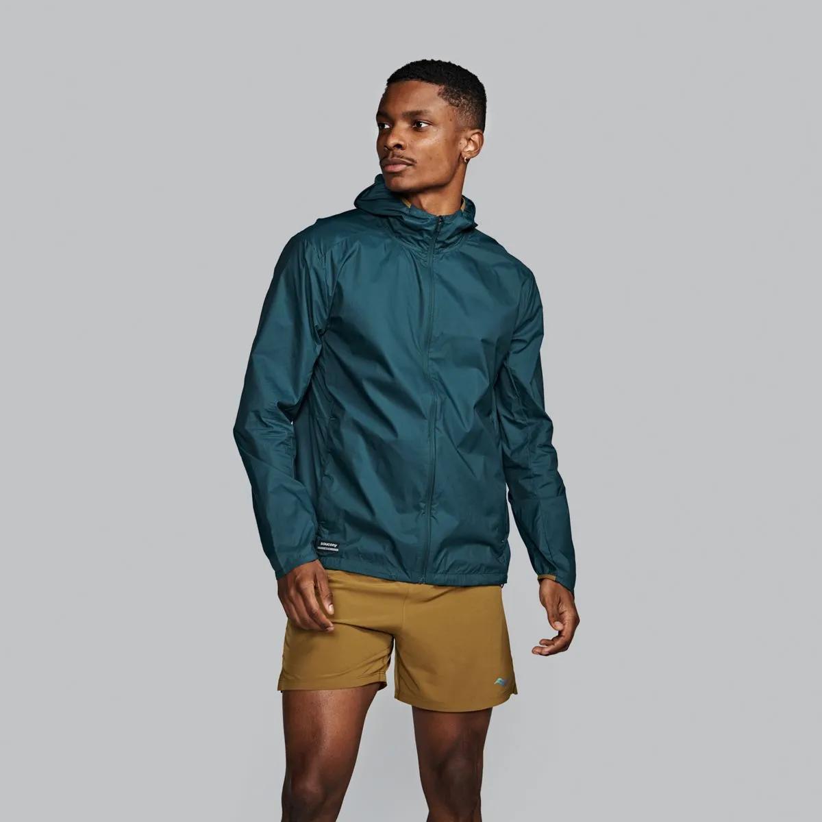 Peregrine Packaway Jacket, Pine, dynamic 3