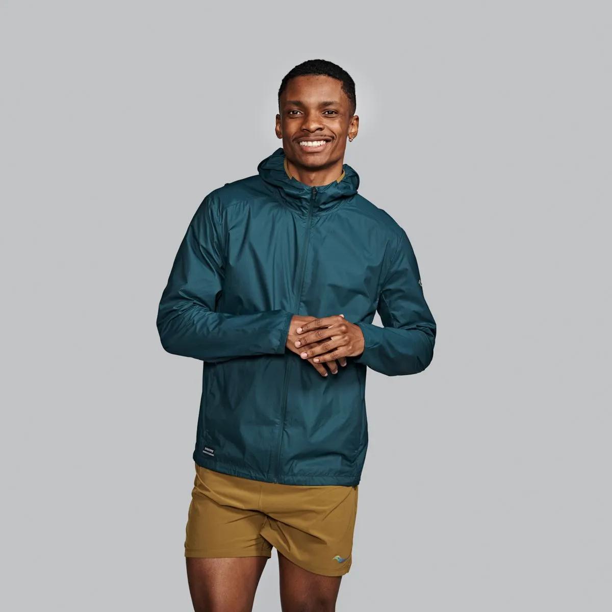 Peregrine Packaway Jacket, Pine, dynamic 4