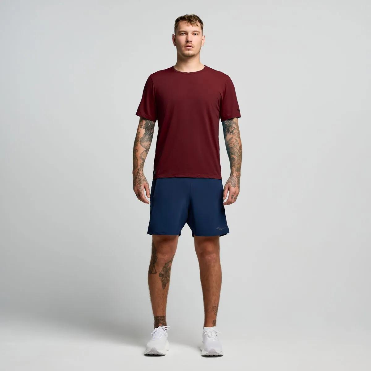 Stopwatch Short Sleeve, Currant Heather, dynamic 3