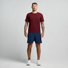 Stopwatch Short Sleeve, Currant Heather, dynamic 3