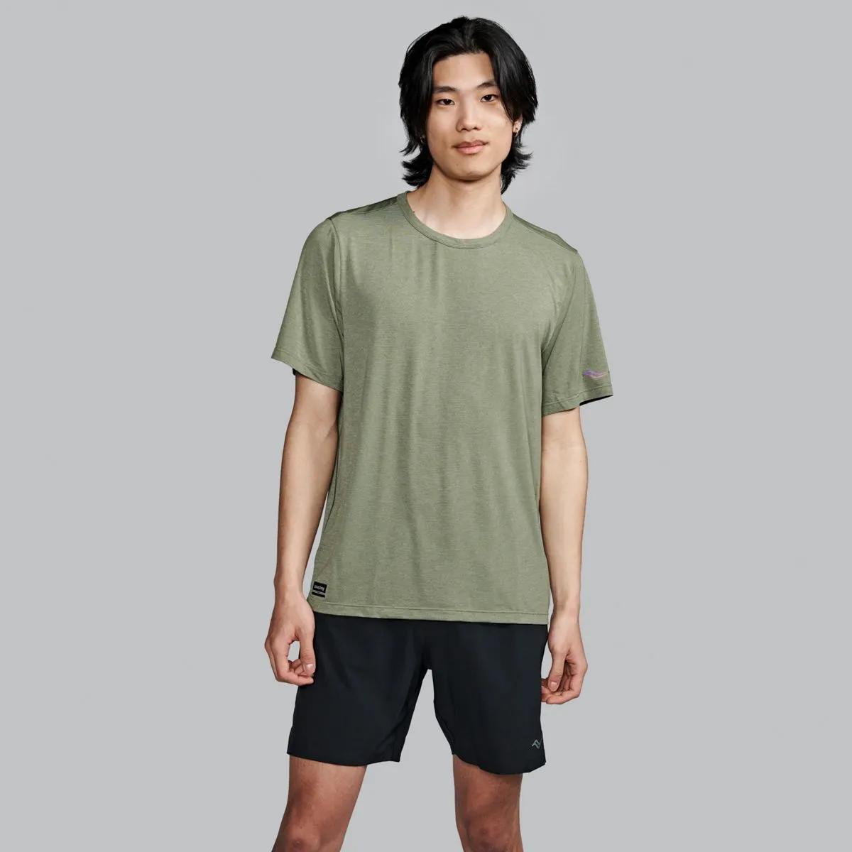 Stopwatch Short Sleeve, Olivine Heather, dynamic 1