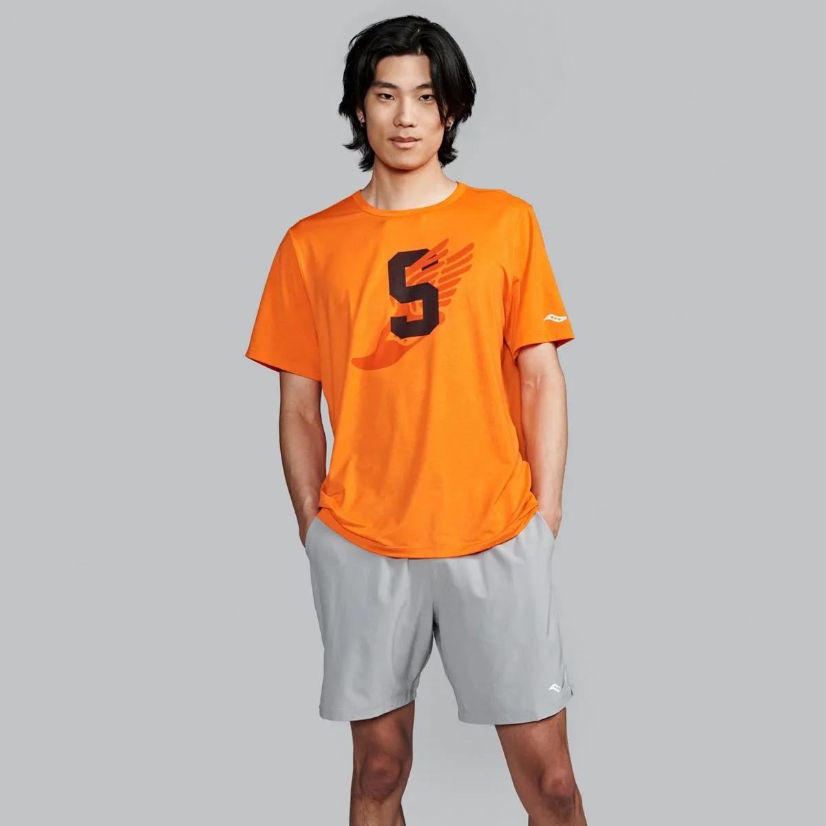 Stopwatch Graphic Short Sleeve, Pepper Heather Graphic, dynamic 1