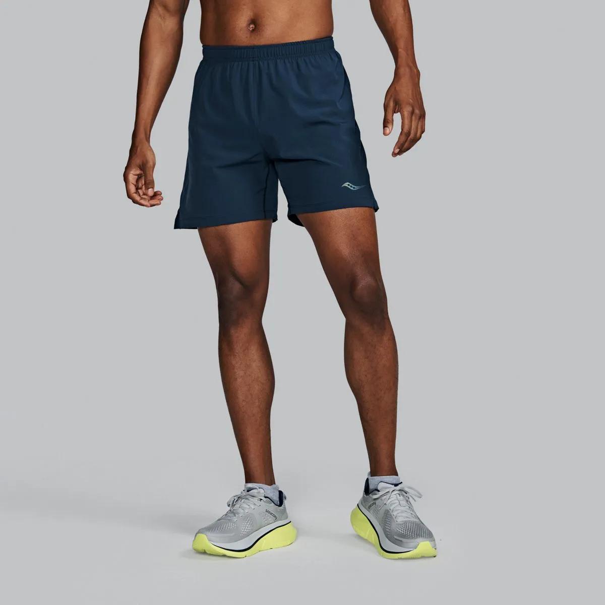 Outpace 5" Short, Blue, dynamic 1