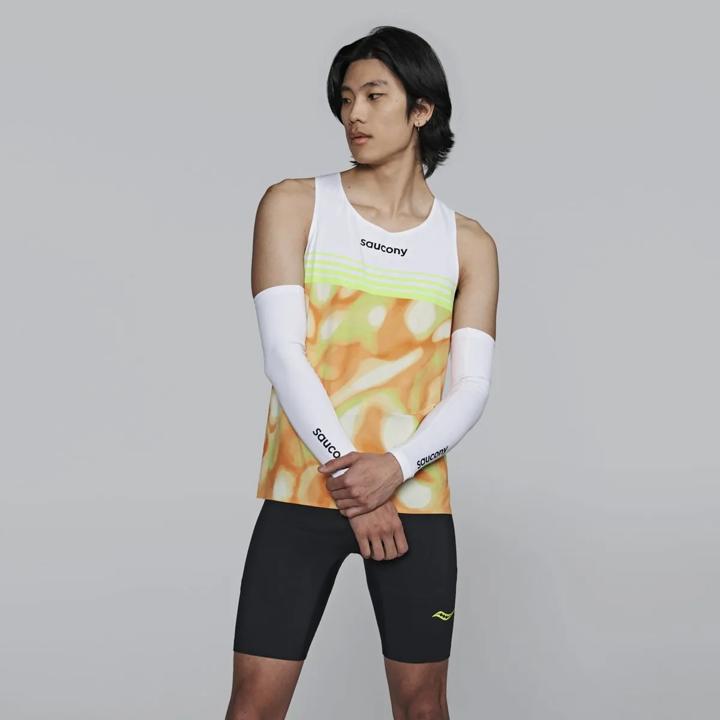 Fortify Arm Sleeves, White Elite, dynamic