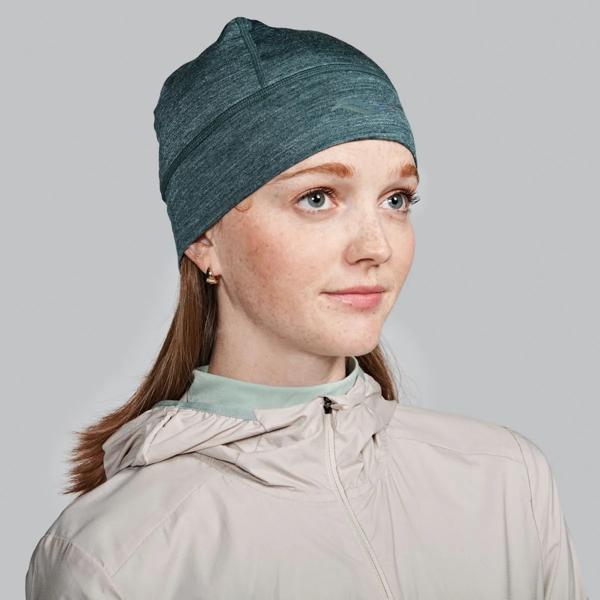 Peregrine Merino Beanie, Pine Heather, dynamic