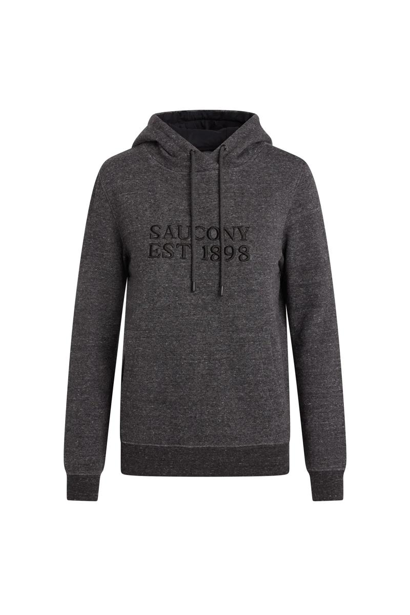 Rested Hoodie, Black Heather, dynamic 1