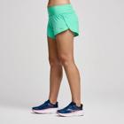 Outpace 2.5" Split Short, Mint, dynamic 2