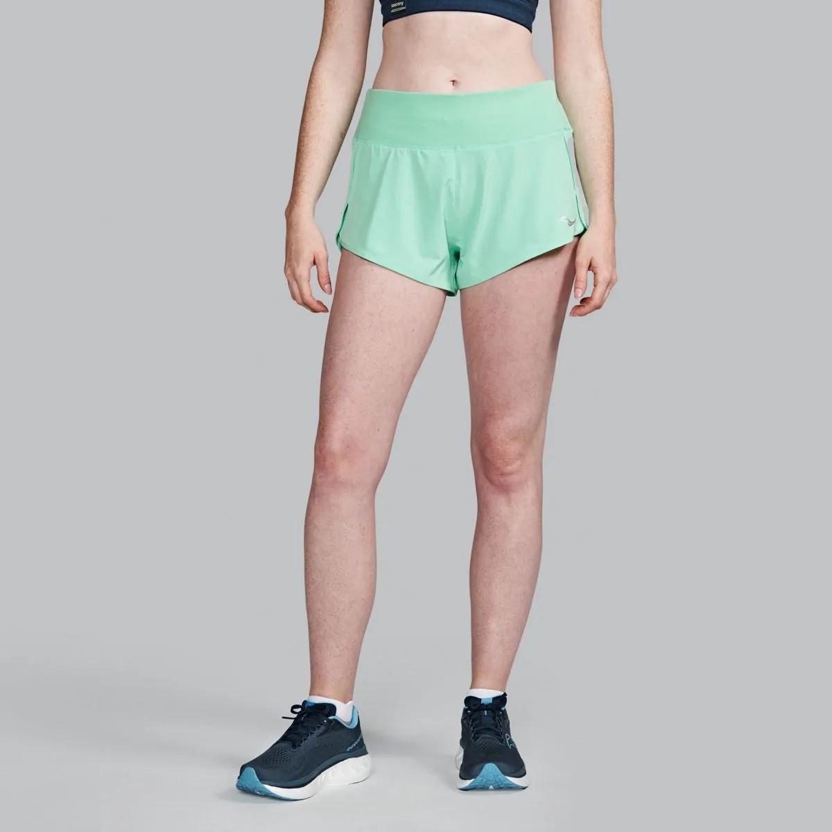 Outpace 2.5" Split Short, Pea Pod, dynamic 1