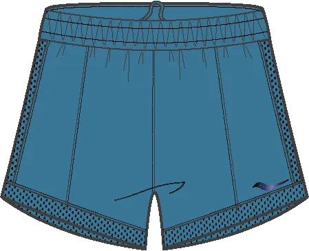 Outpace 3" Short, Bayside, dynamic