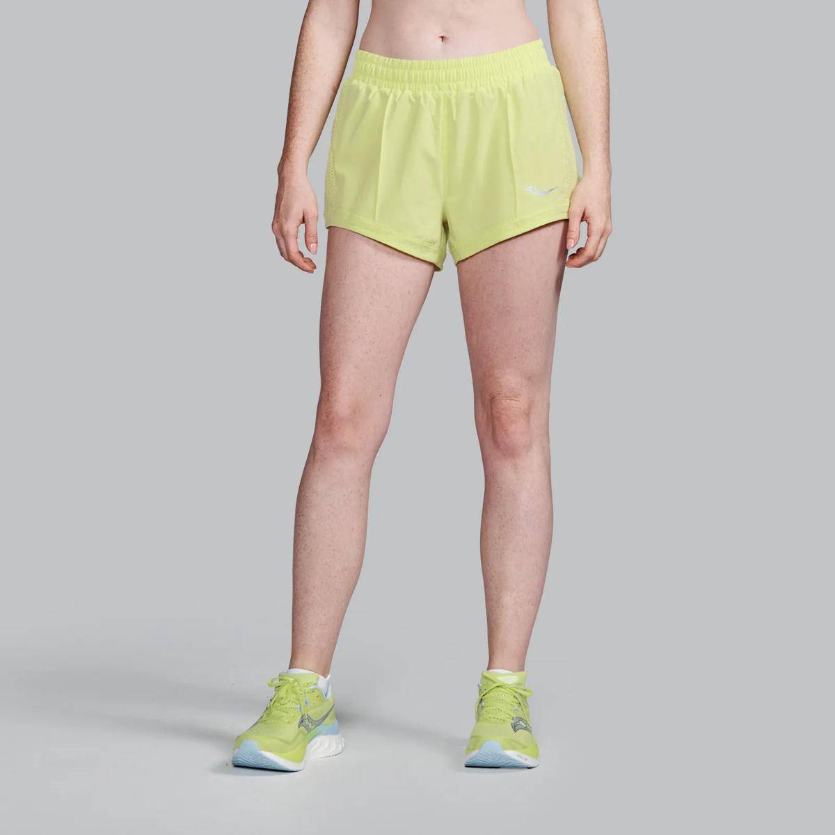 Outpace 3" Short, Sunny Lime, dynamic 1