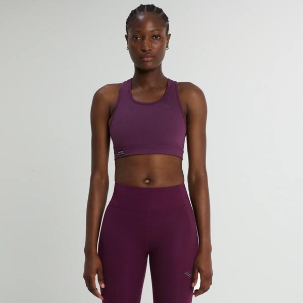 Fortify Bra, Eggplant Heather, dynamic