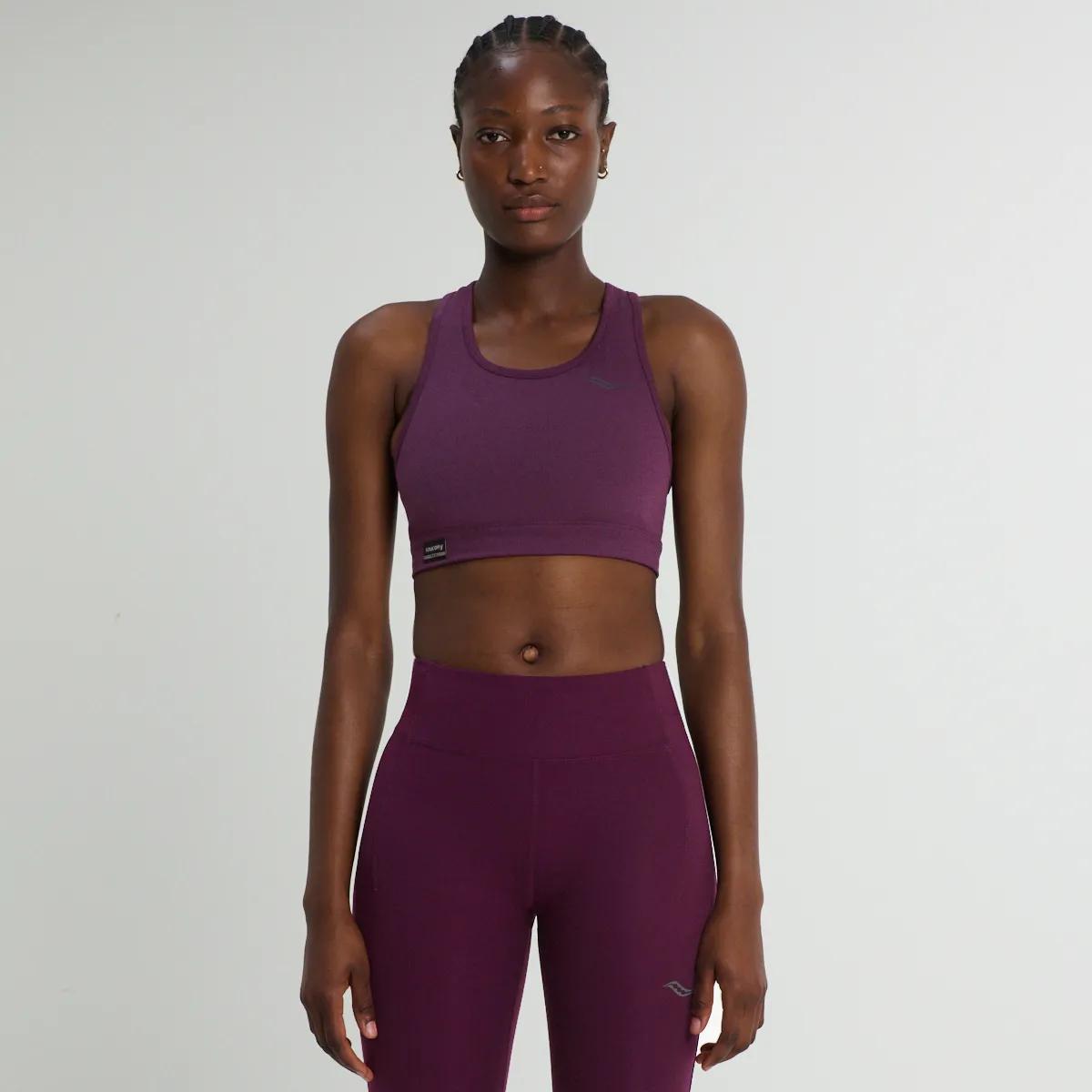 Fortify Bra, Eggplant Heather, dynamic 1