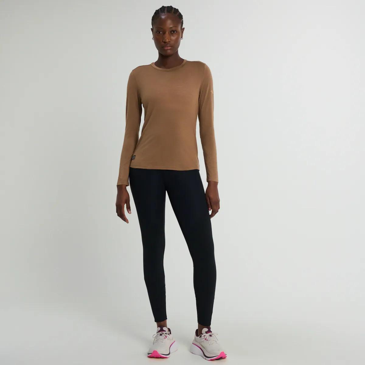 Peregrine Merino Long Sleeve, Coca Heather, dynamic 2