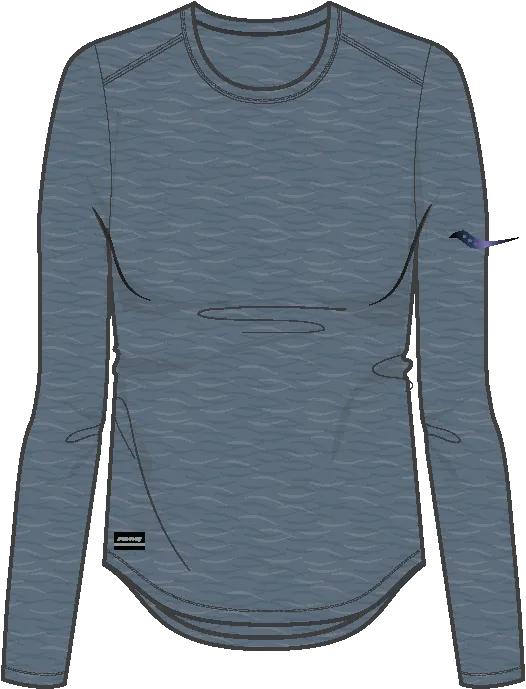 Peregrine Merino Long Sleeve, Mirage Heather, dynamic 1