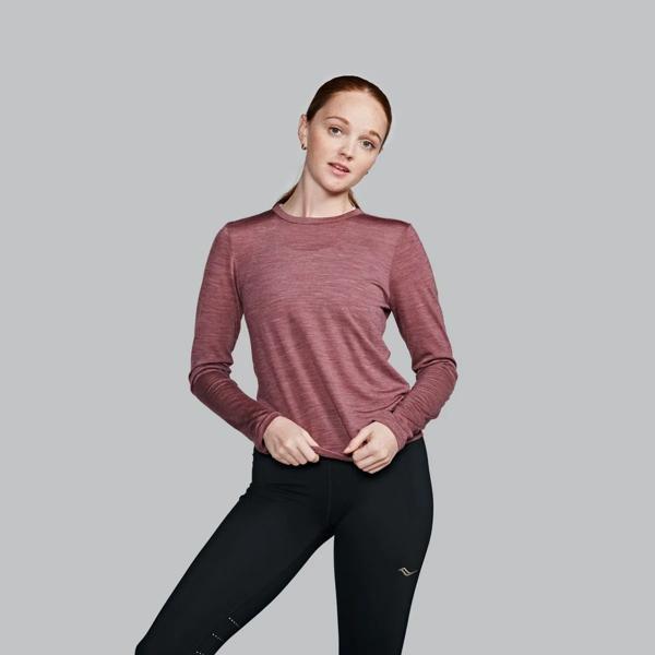 Peregrine Merino Long Sleeve, Terra, dynamic