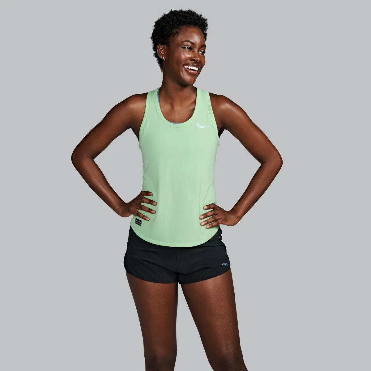 Stopwatch Singlet, Lettuce Heather, dynamic 1