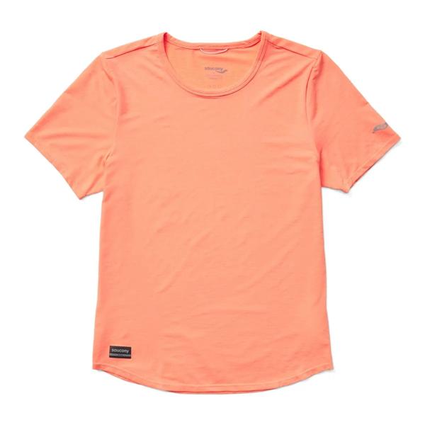 Stopwatch Short Sleeve, Salmon Heather, dynamic