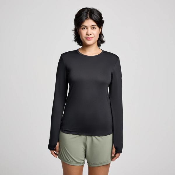 Stopwatch Long Sleeve, Black, dynamic