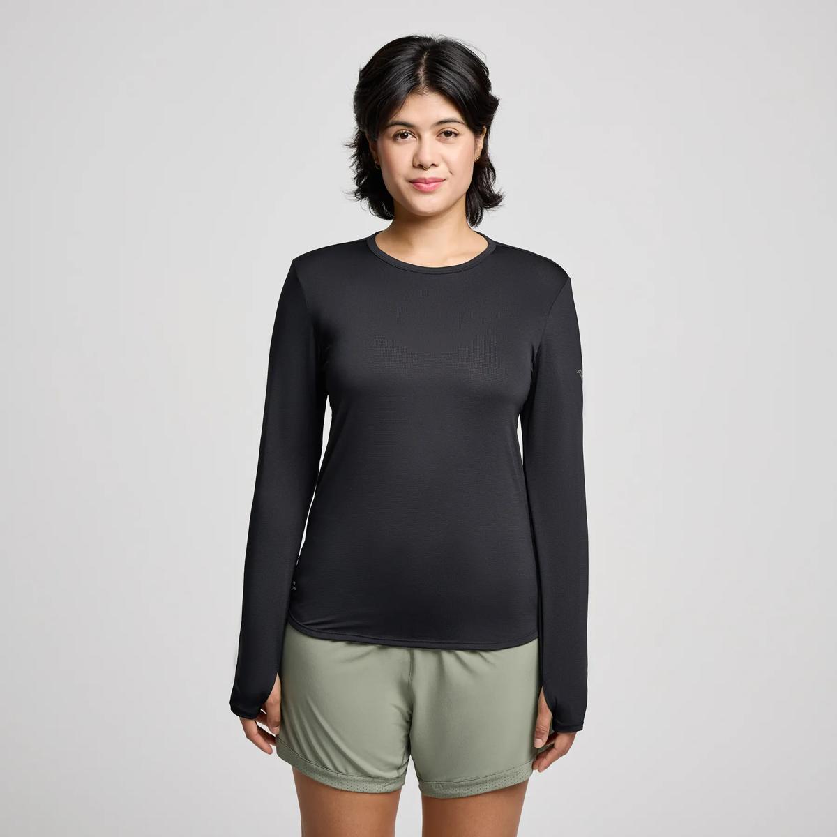 Stopwatch Long Sleeve, Black, dynamic 1