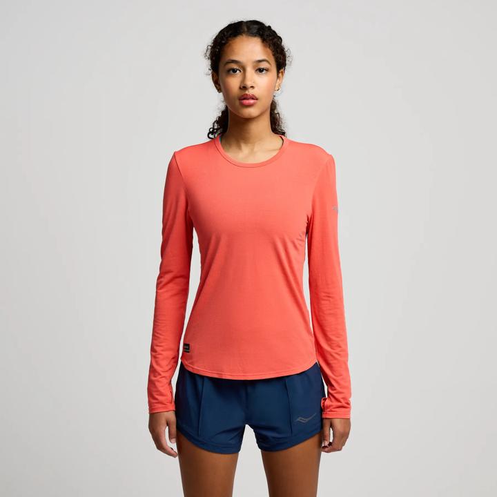 Stopwatch Long Sleeve, Cayenne Heather, dynamic