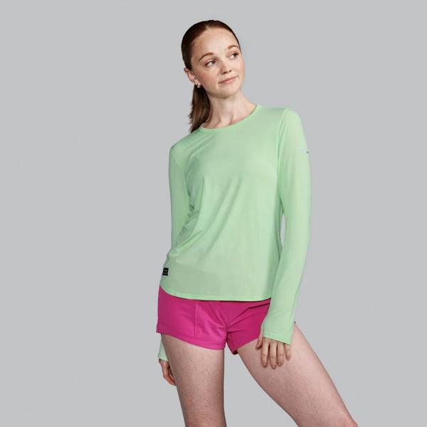 Stopwatch Long Sleeve, Lettuce Heather, dynamic