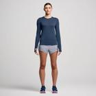 Stopwatch Long Sleeve, Navy Heather, dynamic 3