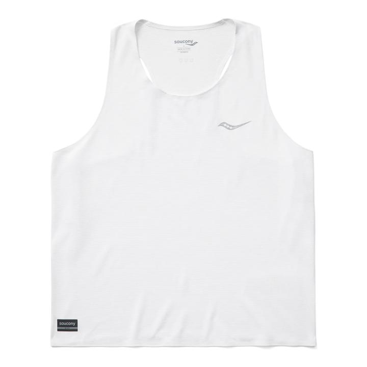 Endorphin Singlet, White, dynamic
