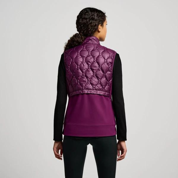 Hurricane Insulated Vest, Eggplant, dynamic