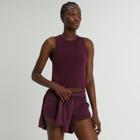 Stopwatch Crop Tank, Eggplant Heather, dynamic 1