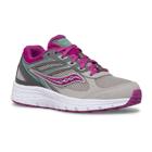Cohesion 14 Lace Sneaker, Grey | Magenta | Turq, dynamic 2