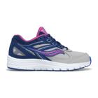 Cohesion 14 Lace Sneaker, Navy | Grey | Grape, dynamic 1