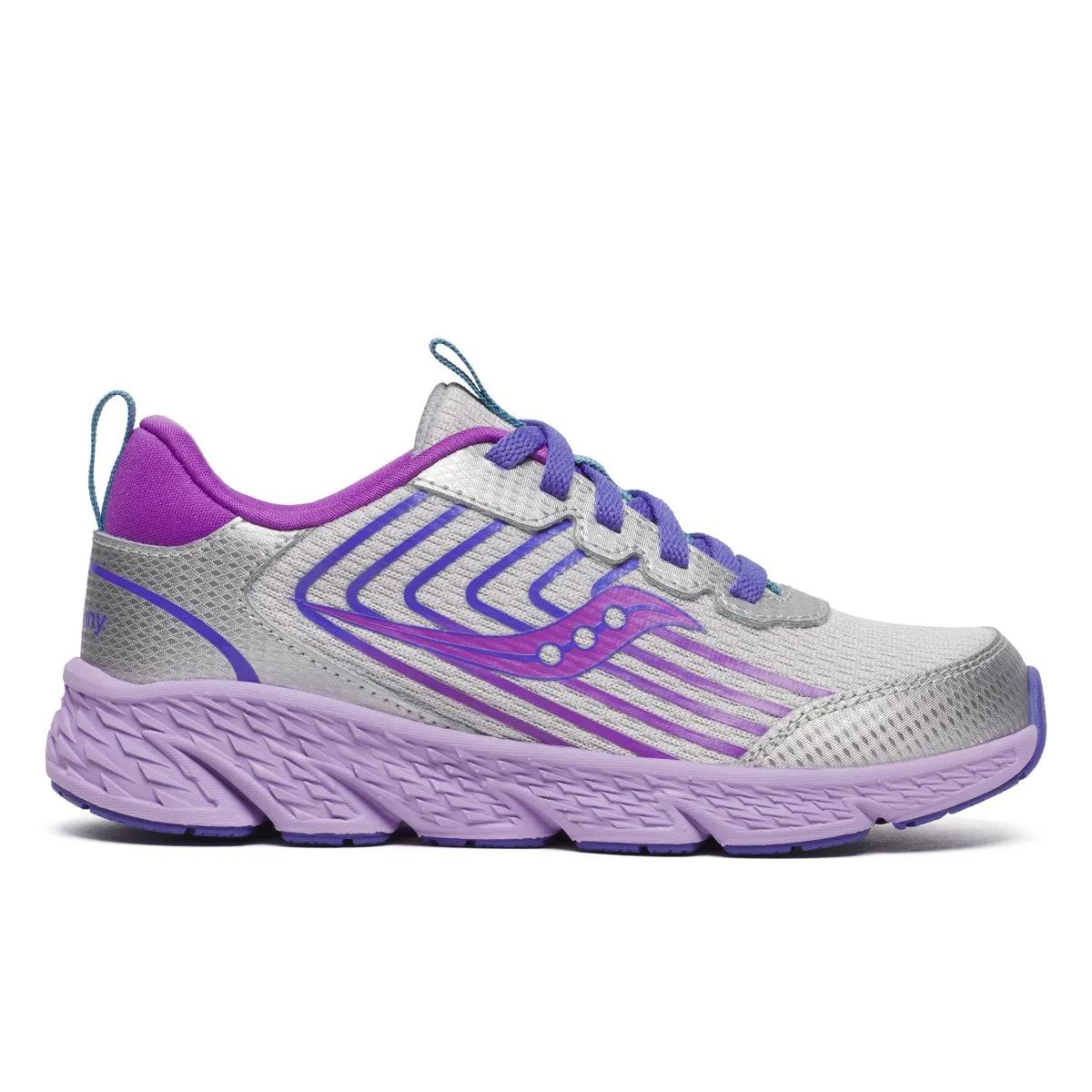 Wind 3.0 Lace Sneaker, Silver/Purple, dynamic 1