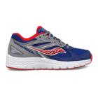 Cohesion 14 Lace Sneaker, Navy | Red, dynamic 1