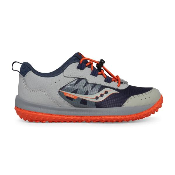Aura KDZ Sneaker, Grey | Orange | Navy, dynamic
