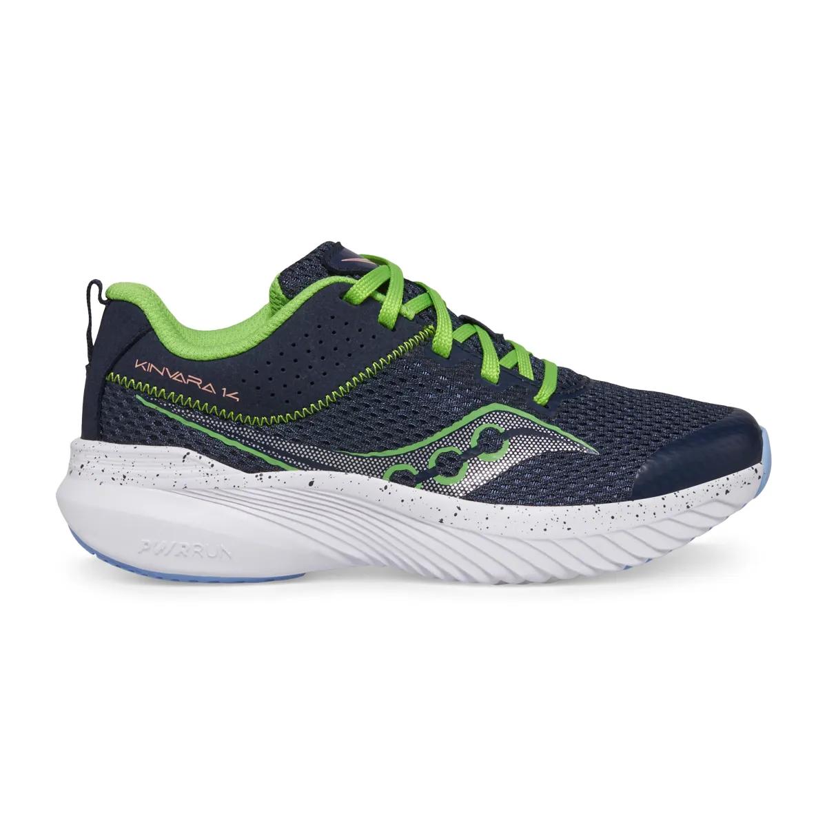 Kinvara 14 Sneaker, Navy | Green, dynamic 1