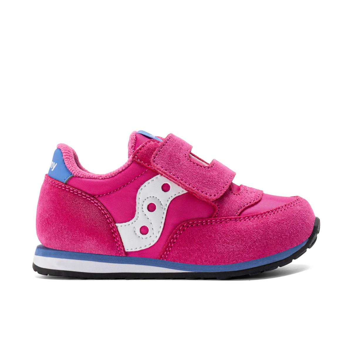 Jazz Hook & Loop Sneaker, Magenta, dynamic 1