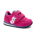 Baby Jazz Hook & Loop Sneaker, Magenta, dynamic 1