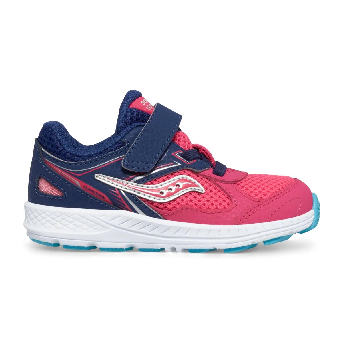 Cohesion 14 A/C Jr. Sneaker, Pink | Navy, dynamic 1