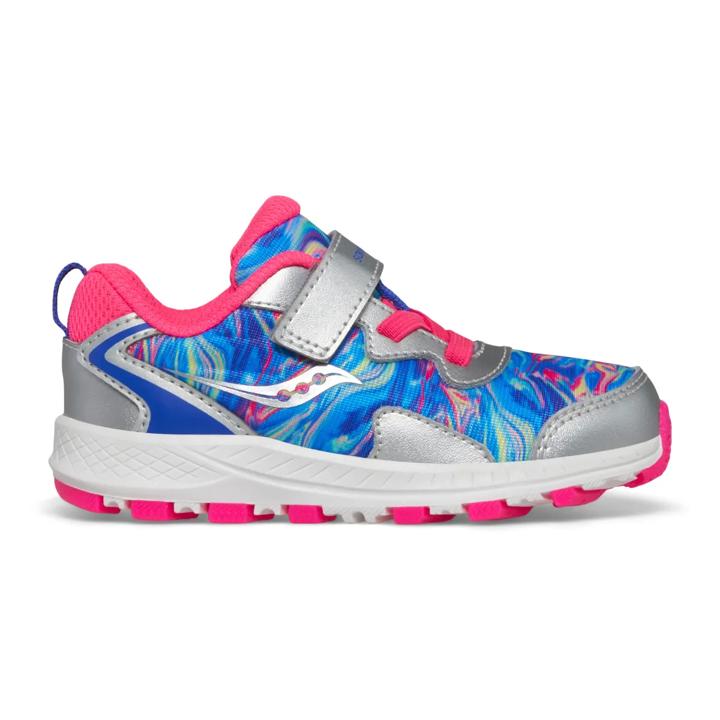 Flash 3.0 A/C Jr. Sneaker, Silver | Pink | Blue, dynamic